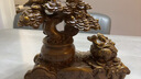 招財樹(shù)發(fā)財樹(shù)擺件搖錢(qián)樹(shù)辦公室公司店鋪收銀前臺裝飾開(kāi)業(yè)喬遷禮品 小號【紫檀木紋色】金蟾+發(fā)財樹(shù) 曬單實(shí)拍圖