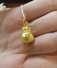 周六福（ZLF）      黃金吊墜福袋吊墜女款飾品代代平安 計價(jià) 足金 1.96g 曬單實(shí)拍圖