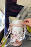 babycare西高地保溫杯學(xué)飲兒童寶寶學(xué)生上學(xué)水壺吸管直飲杯外出6月+-大粉 曬單實(shí)拍圖