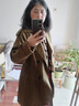 clotho Rennie品牌女裝風(fēng)衣外套女2025年新款小個子雙排扣休閑中長款春秋大衣 卡其 M 曬單實拍圖