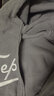 gxmy羊羔絨棉衣男冬季潮牌連帽棉服男士外套搭配衣服男裝棉襖三件套 Y017灰色+棉白T+加絨灰衛(wèi)褲 M 【適合85-105斤】 曬單實(shí)拍圖