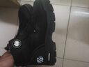 傳奇保羅時(shí)尚馬丁靴男款2026新款秋冬男士高幫鞋登山鞋子靴子男大黃靴男鞋 黑色旋轉扣【皮面】 40 曬單實(shí)拍圖