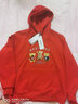 ZGWT輕奢高檔品牌小熊連帽衛衣女寬松春秋新款時(shí)尚外套百搭加絨上衣服 連帽-紅色【加絨】-三只小熊 L 碼【建議101-109斤】 曬單實(shí)拍圖