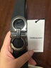 菲拉格慕（Ferragamo）禮盒裝男士牛皮腰帶 商務(wù)休閑雙面板扣皮帶【帶寬3.5cm丨可裁剪】 黑棕雙面/荔枝紋 678783 476361 105碼【適合3尺1以內(nèi)腰圍】 曬單實(shí)拍圖