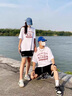 love legend情侶裝夏季短袖t恤2025新款兩件裝潮流一男一女早春學(xué)生班服定制 白男+白女【愛心笑臉】 M 男+S 女 曬單實(shí)拍圖
