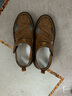 西域駱駝（VANCAMEL）真皮涼鞋男士夏季外穿運(yùn)動(dòng)包頭防滑開(kāi)車(chē)上班爸爸沙灘洞洞拖鞋大碼 棕色升級(jí)款 40 曬單實(shí)拍圖