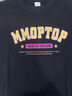 MMOPTOP潮流印花T恤男夏季純棉重磅短袖寬松休閑打底衫女M0004白色2XL 曬單實拍圖