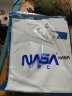 WHIM NASA純棉短袖t恤男女同款情侶裝潮牌寬松青年學(xué)生半袖中國風(fēng)夏天上衣 白色 3XL （175-195斤） 曬單實(shí)拍圖