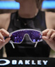歐克利Oakley BXTR METAL 9237運動(dòng)戶(hù)外眼鏡公路車(chē)山地車(chē)跑步騎行風(fēng)鏡 金屬款 透明框 譜銳智紫羅蘭鏡片 曬單實(shí)拍圖