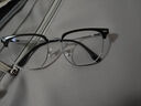 凱米鏡片U2高清U6防藍光非球面可配度數散光近視眼鏡片實(shí)體店配鏡加工 M8151黑銀 凱米U6防藍光(2片)1.67 曬單實(shí)拍圖