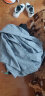 马登工装 美式休闲法兰绒全棉衬衫灰色商务通勤磨毛长袖衬衣男秋 浅灰色 L （175/96A） 晒单实拍图