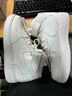耐克空軍一號男子透氣運動(dòng)鞋冬季膠底NIKE AIR FORCE 1 CW2289 111白色/白色 41 曬單實(shí)拍圖