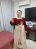 映雯大碼敬酒服新娘2024新款長(zhǎng)袖法式訂婚結(jié)婚宴會(huì)長(zhǎng)款氣質(zhì)春夏禮服女 酒紅色長(zhǎng)款長(zhǎng)袖 2XL 曬單實(shí)拍圖