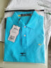 七匹狼短袖T恤男純棉薄款夏季新款商務(wù)休閑男士翻領(lǐng)凈色打底衫 112(中藍) 170/88A/L 曬單實(shí)拍圖