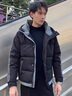 JEEP SPIRIT吉普冬季連帽棉衣男2025新款簡(jiǎn)約百搭加厚保暖棉服戶(hù)外運動(dòng)外套 黑色 XL （建議115-135斤） 曬單實(shí)拍圖