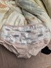 貓人純棉高腰孕婦內褲女士夏季懷孕期專(zhuān)用托腹抗菌襠大碼三角短褲頭 蜜桃粉+紫灰+牛油果綠 3條 L (建議100-120斤) 曬單實(shí)拍圖