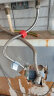 海立304不锈钢丝编织软管热水器冷热水管金属马桶角阀上给进水管50cm 实拍图