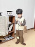 旻勝 男童秋冬季三件套裝襯衫工裝褲毛衣背心洋氣潮寶寶衣服生日禮物 100 【身高85-95cm/體重25-30斤】 通常按身高+10拍 曬單實(shí)拍圖
