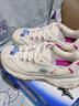 斯凱奇（Skechers）女鞋緩震舒適運動(dòng)鞋厚底休閑鞋增高老爹鞋149589 自然色/檸檬色/NTLM 38 曬單實(shí)拍圖