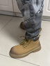 森馬男鞋高幫2025秋冬新款馬丁靴男士戶(hù)外工裝短靴男款冬季加絨大黃靴 曬單實(shí)拍圖