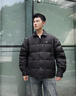 Calvin KleinJeans【防水】秋冬男士ck格子絎縫襯衫領(lǐng)鴨絨羽絨服J326805 BEH-太空黑 M 曬單實(shí)拍圖
