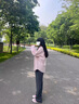 VEOX褲子夏季女2025年新款高腰垂感直筒梨形身材褲子窄版休閑褲女 灰色[長(cháng)褲款]雙紐扣 S [89斤內] 曬單實(shí)拍圖