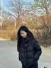 蕓蕁羽絨服女2025新款白鴨絨泡芙短款保暖加厚連帽小個(gè)子外套時(shí)尚外套 淺灰色 金標 M 120-140斤【卡碼拍小】 曬單實(shí)拍圖