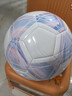 特步足球兒童6-12歲小學(xué)生幼兒園指定標準4號5號初中生比賽訓練專(zhuān)用球 淡霧紫【5號球】配三件套 曬單實(shí)拍圖