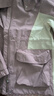 森馬（Semir）陳都靈|防護外套女中長款寬松撞色秋裝戶外通勤夾克101524109001 曬單實拍圖