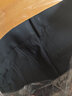 富紳 商務(wù)正裝男士西褲 雅致純色直筒褲子 雙褶黑色褲裝 偏厚款-黑色單褶款YKM30121 102 曬單實(shí)拍圖