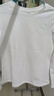 真維斯t恤女純棉簡(jiǎn)約長(cháng)袖秋季休閑百搭寬松圓領(lǐng)打底衫上衣女白色M 曬單實(shí)拍圖