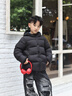 巴布豆（BOBDOG）95絨兒童羽絨服男女童A類(lèi)三防面料2025新款童裝防風(fēng)保暖冬裝外套 黑色 【A類(lèi)面料 貼身可穿】95絨 140 【身高125-135cm 體重60斤】 曬單實(shí)拍圖