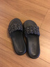 斯凱奇（Skechers）拖鞋女士夏季外穿透氣一腳蹬涼拖鞋軟底踩屎感平底沙灘鞋119783 曬單實(shí)拍圖