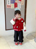 女童外套加絨2025新款洋氣兒童衣服1-3秋冬小女孩加厚棒球服3-6歲 棒球服紅色 110 cm 曬單實(shí)拍圖