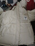 相伊戀人羽絨棉服女2025年新款冬季短款棉衣外套加厚棉襖小個(gè)子寬松面包服 米白色【保暖透氣 一件過(guò)冬】 M 碼【建議105-125斤】 曬單實(shí)拍圖