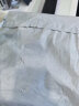 铭聚布艺（MINGJU）窗帘全遮光简约成品窗帘布椰子麻蓝色挂钩式1.8米宽*2.4米高1片 实拍图
