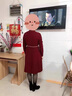 俞兆林（YUZHAOLIN）媽媽裝2025春秋新款針織連衣裙中老年女裝喜婆婆裝秋季高端婚禮服 酒紅色 M （建議85-105斤） 曬單實(shí)拍圖