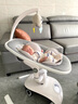 優(yōu)樂(lè )博（ULOP）嬰兒搖椅電動(dòng)搖搖椅哄娃神器新生兒見(jiàn)面禮滿(mǎn)月禮物寶寶搖籃躺椅 哄睡神器嬰兒用品智能搖椅搖搖床-禮盒裝 360度旋轉+硬板護脊+安撫玩具架 曬單實(shí)拍圖