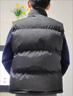 斷碼新款羽絨服加厚馬甲男女同款休閑坎肩百搭背心外穿外套 黑色 男女同款 L 適合80到100斤穿 曬單實(shí)拍圖