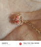 六福珠寶 18K金鎏彩蝴蝶彩金項(xiàng)鏈女款套鏈 總重約1.65克 曬單實(shí)拍圖