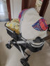 佳多美（jiaduomei） 婴儿推车可坐可躺折叠双向减震高景观婴儿车新生儿童宝宝手推车 珍珠白【尊享版】+餐盘 实拍图