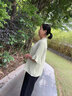 俞兆林（YUZHAOLIN）氣質(zhì)媽媽夏裝上衣服中年婦女裝短袖小衫中老年人時(shí)尚兩件套裝 綠色(上衣+黑色闊腿褲) 2XL (建議110-125斤) 曬單實(shí)拍圖
