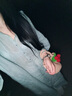 紅蜻蜓時尚軟牛仔短褲女夏季年新款薄款高腰a字毛邊破洞短裙子 淺藍(lán)色短褲 L 【112~125斤】 曬單實拍圖