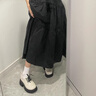 珂卡芙（KEKAFU）單鞋女鞋厚底樂福鞋女鞋2024春季新款英倫日系jk小皮鞋高跟鞋子女 米白色 37 曬單實拍圖