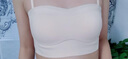 多情貓大胸顯小顯瘦無(wú)痕內衣女防下垂超薄款防走光裹胸抹胸文胸罩套裝 香檳白-單件 M （34ABC杯/90-105斤） 曬單實(shí)拍圖