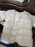 戴維貝拉（DAVE＆BELLA）童裝女童羽絨內膽男童羽絨服兒童冬裝90絨保暖衣服幼兒寶寶上衣 杏色【DB15316-A】 110 cm（建議身高100-110cm） 曬單實(shí)拍圖