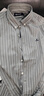 納維凱爾意大利小帆船男條紋長(cháng)袖襯衫休閑襯衣1333042121淺灰S 曬單實(shí)拍圖