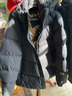 高梵黑金鵝絨服先鋒3.0八格亮面羽絨服男長(cháng)款官方高端品牌冬季厚外套 黑色  L 【175/鵝絨377g】 曬單實(shí)拍圖