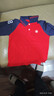 ASK JUNIOR男童長(cháng)袖t恤2026春兒童POLO衫打底衫中大童體恤上衣 紅基色 120 曬單實(shí)拍圖