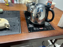 歐佳豪實(shí)木茶桌椅組合辦公室功夫泡茶臺家用陽(yáng)臺茶幾茶具套裝一體喝茶桌 1.6米明月1圍椅4月牙椅 小石盤(pán) 曬單實(shí)拍圖